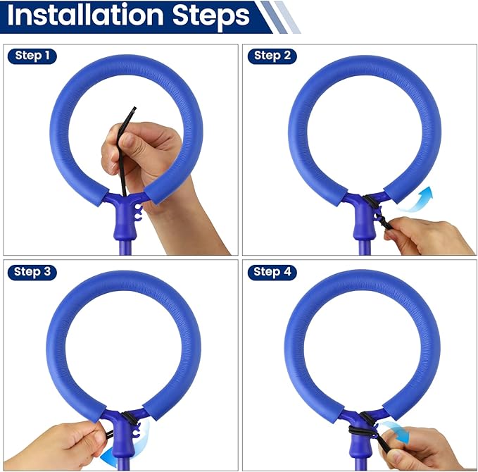 Skip Ball for Kids with Flashing Lights - Indoor Outdoor Game Fitness Toys for Kids, Cool Christmas Birthday Gifts Toys for Girls Boys Age 6 7 8 9 10+ Year Old