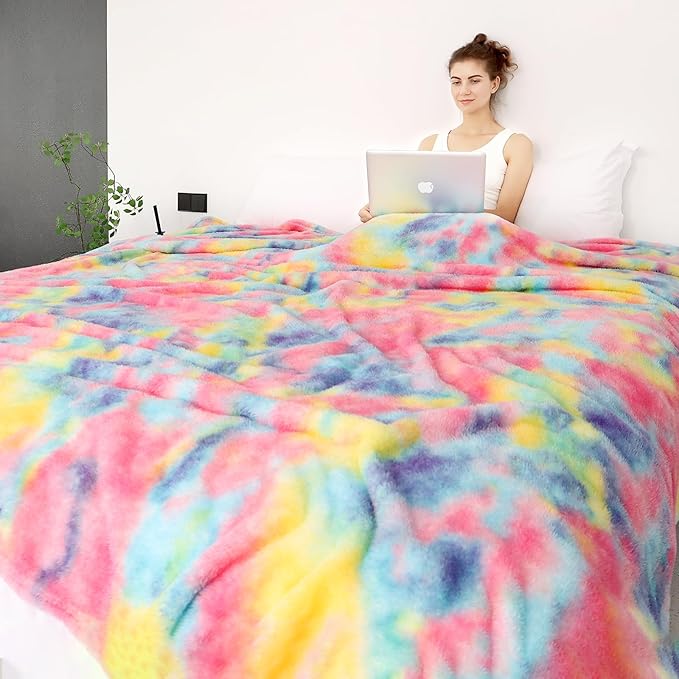 Soft Blanket Lightweight Fleece Blankets Large Throw Blanket for Bed Queen