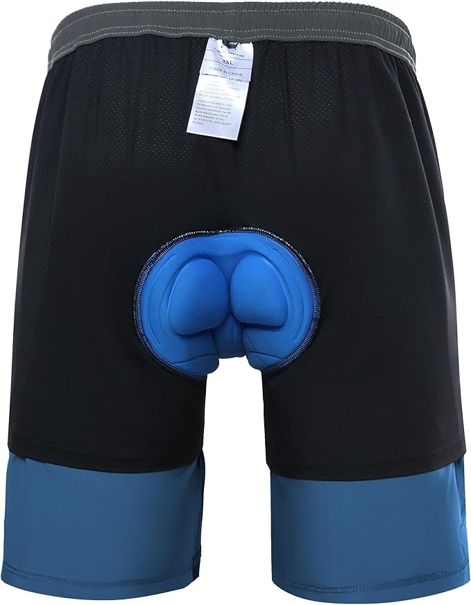 Men's Mountain Bike Shorts 3D Padded Bicycle Biking Shorts Quick Dry Lightweight MTB Cycling Shorts