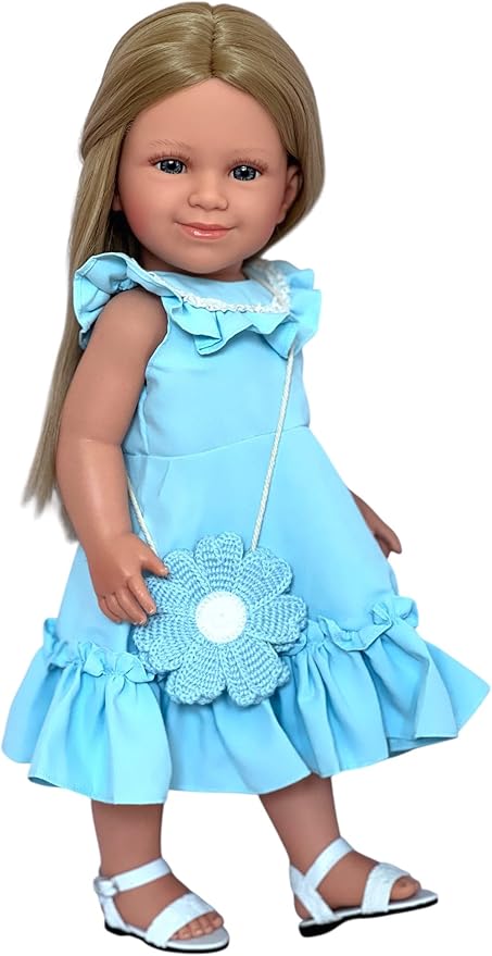 Kennedy and Friends 18 Inch Fashion Dolls- Tilt and Pose Feature and All Vinyl (F01-Dnvr)