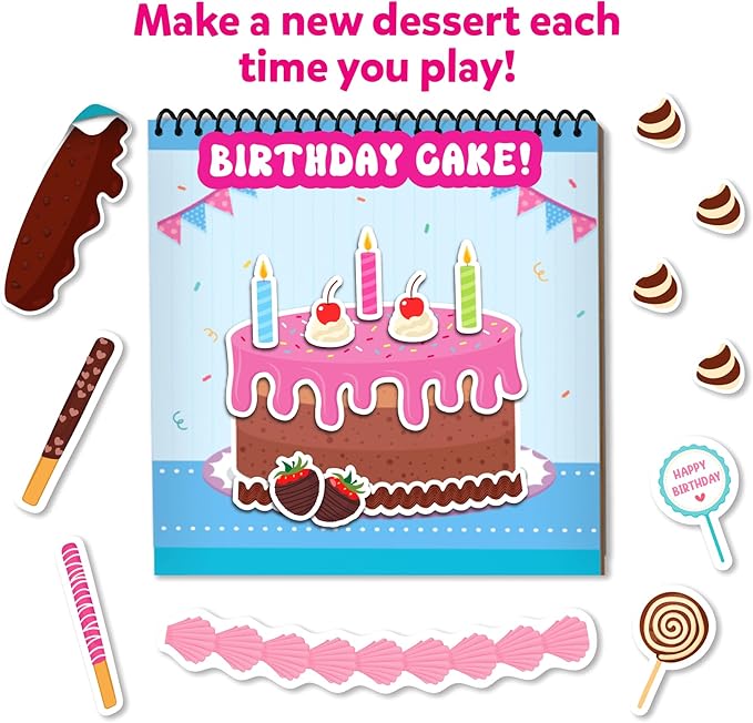 Skillmatics Reusable Sticker Activity Book - Peelies, 100+ Reusable Stickers, 6 Pictures, Mess-Free Fun for Kids, Creative Play & Travel Toy, Gifts for Boys & Girls Ages 3, 4, 5, 6, 7