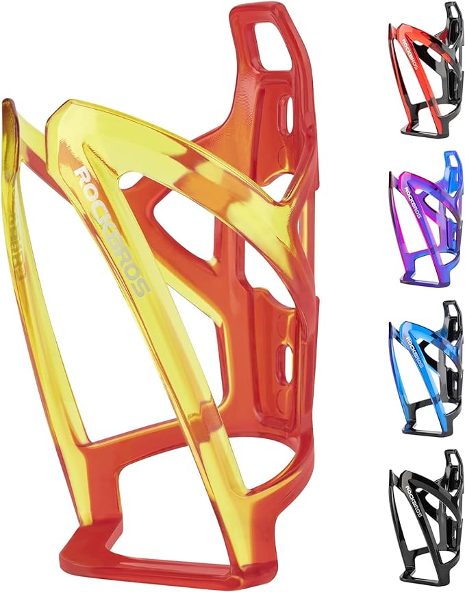 ROCKBROS Bike Water Bottle Holder Ultra-Light Bicycle Bottle Cages with Screws Tool, Universal Bike Cup Holder Rack for Road MTB Bikes…