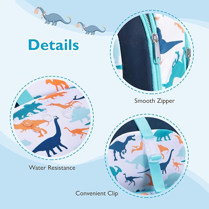 mommore Kids Backpack for Boys Girls Preschool Kindergarten Backpacks Lightweight Elementary School Bookbag with Lunch Box