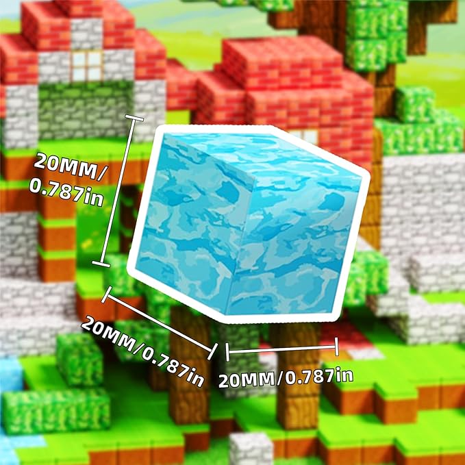 Magnetic Blocks, Magnet Blocks Sets,Education and Learning Toys for Kids, Magnetic Tiles Building Blocks for Children, Magnet Cubes for Boys & Girls, 91PCS