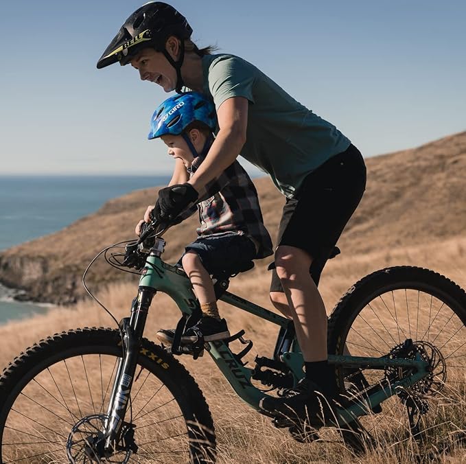 Kids Ride Shotgun - Child Bike Seat & Handlebar Combos - Front Mounted, for Children Aged 2~5 Years, Fits Most Adult Modern Mountain Bikes, Adjustable for Comfort