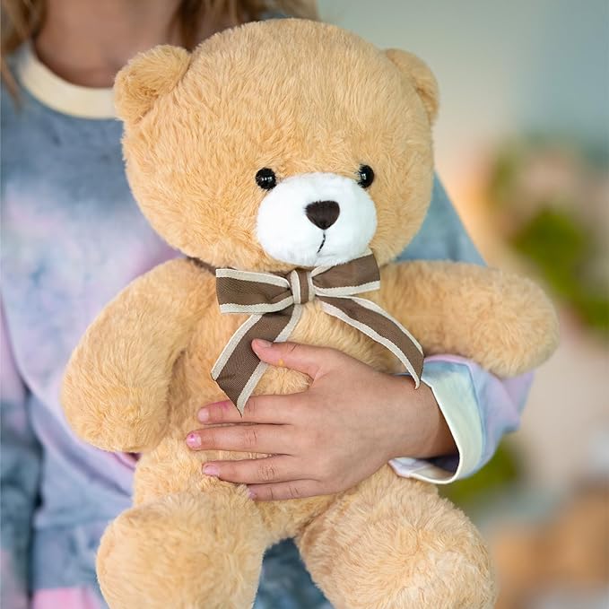 Tezituor Bulk Teddy Bears Stuffed Animal 14 Packs, Small Teddy Bear Bulk 12" for Baby Shower Decorations, Stuffed Bear Plush Toy for Wedding Birthday Christmas Party Decorations