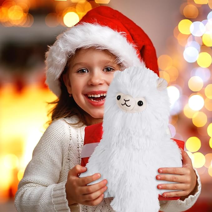 Llama Stuffed Animals, Microwavable Heating Pads Plushies for Soothing & Relaxation, Stuffed Alpaca Plush Toys for Stress Relief, Cuddly Lavender Scented Stuffed Doll for Kids, Llama Gifts