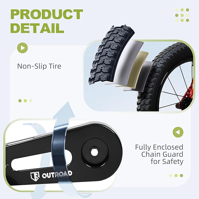 14/16/18 Inch Folding Kids Bike with Training Wheels, Gifts for Boy&Girl Age 3-9 yrs, Toddler Bike with Dual Brakes for Beginners, Multi-Color