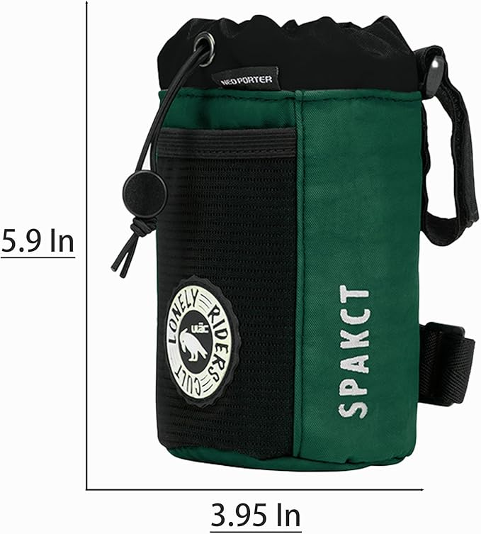 Bike Stem Bag,Bike Handlebar Bag,Top Tube Bike Bag,Waterproof Bicycle Frame Bag,Bike Bags for Bicycles,bicycle basket,Bike Snack Bag, Accessories For cycling (Dark green)