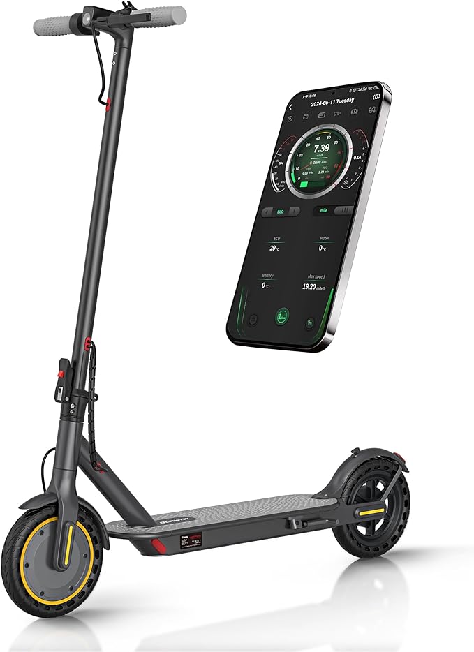 Electric Scooter - 8.5"/10" Solid Tire, Powerful 350W/500W Motor, Top Speed 19 MPH, Max 16-22 Miles Ranges, Load 265LBS, Aluminum Alloy Frame Foldable Commuting Escooter for Adults & Teens