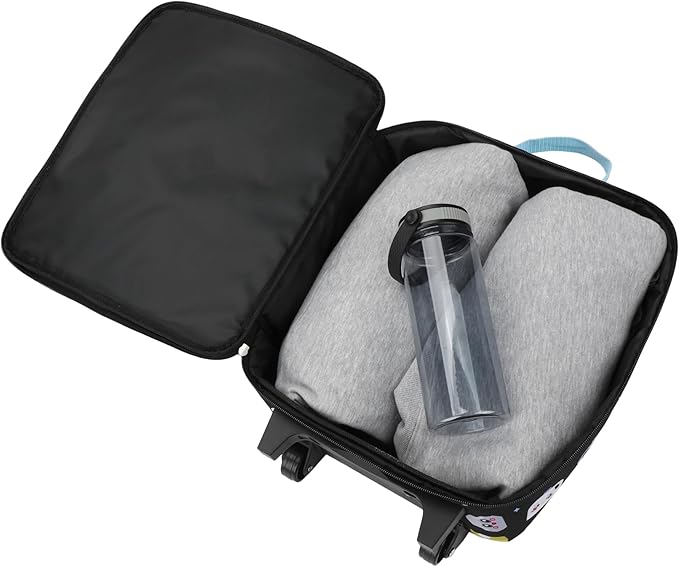 Bioworld LankyBox 4-Piece Kids' Carry On Travel Set - Officially Licensed with 14" Pilot Case, Duffle Bag, Utility Case, and Luggage Tag