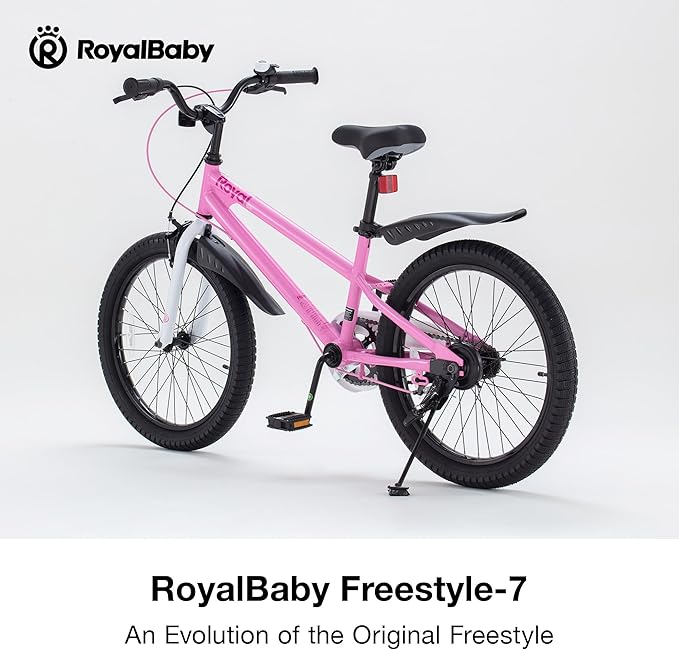 RoyalBaby Kids Bike EZ Balance to Pedal Dual Handbrake Toddlers Boys Girls Bicycle 12-20 Inch for Age 3-10 Years