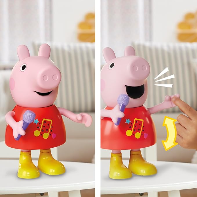 PEPPA PIG Talk & Sing Peppa Doll, Musical Toy with 50+ Sounds, Phrases, and Songs, Preschool Toys, Kids, Ages 3+