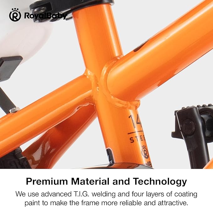 RoyalBaby Kids Bike EZ Freestyle Training Free Balance to Pedal Easy Learning Bicycle, 12-18 Inch for Toddlers to Big Kids