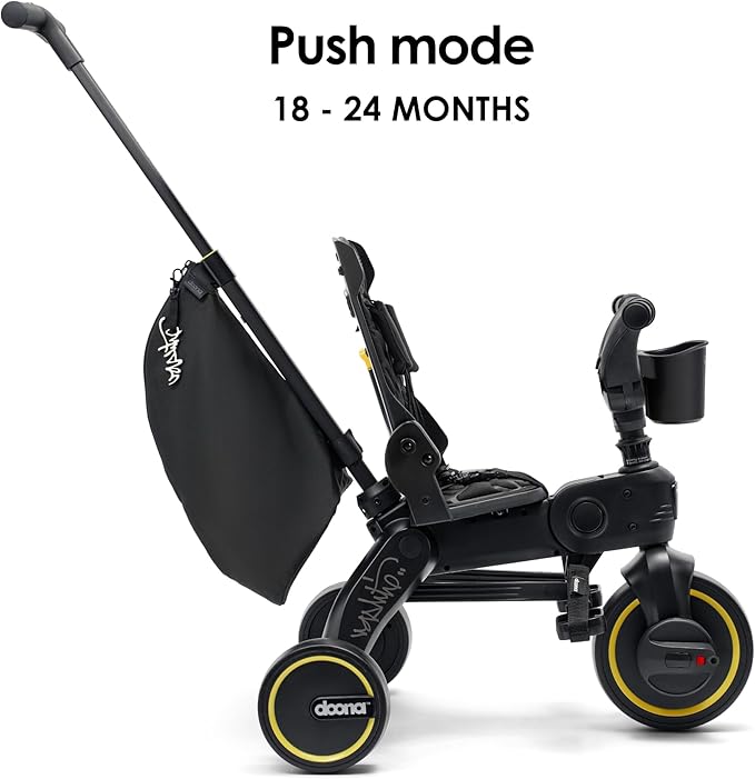 Doona Liki Trike, Vashtie - Limited Edition - 5-in-1 Compact, Foldable Tricycle - Suitable for Toddlers 10 to 36 Months