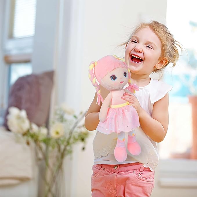 Lazada First Baby Dolls Soft Baby Girl Gifts American Doll Pink 16"…