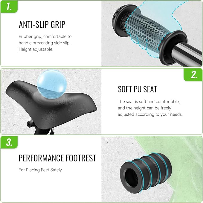 SEREED Toddler Balance Bike 2 Year Old, No Pedal Kids Toy Bike for 2-5 Years Old, Tool-Free Adjustment, Gift for 2-3 Boys Girls, Customize Plate with 3pcs Stickers (Green)