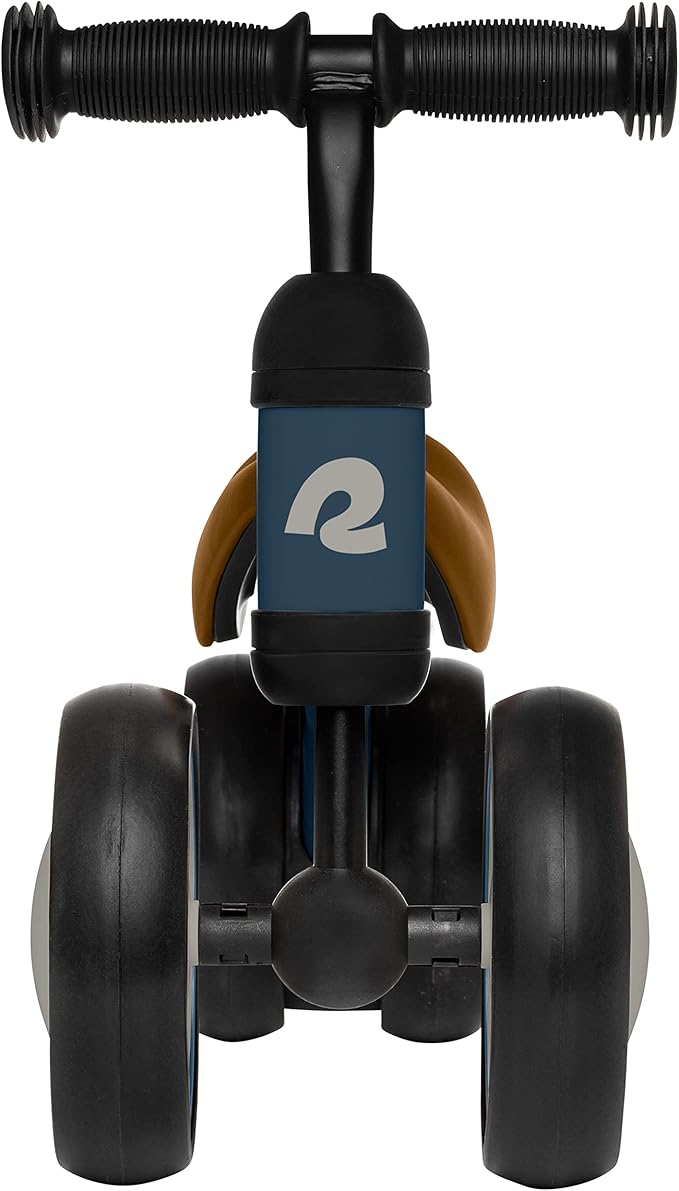 Retrospec Cricket Baby Walker Balance Bike with 4 Wheels for Ages 12-24 Months - Baby Toys & Toddler Toys for 1 Year Olds - Ride On Bicycle - Boys & Girls