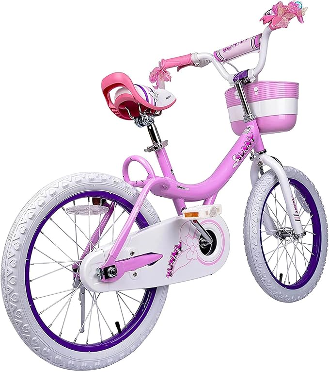 Royalbaby Princess Girls Kids Bike 12 14 16 18 20 Inch Children Bicycle with Basket for Age 3-12 Years