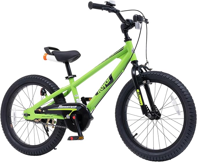 RoyalBaby Kids Bike EZ Balance to Pedal Dual Handbrake Toddlers Boys Girls Bicycle 12-20 Inch for Age 3-10 Years
