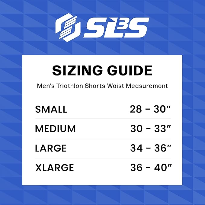 SLS3 Triathlon Shorts - Men's Padded Tri Shorts with 2 Pockets, Medium Compression