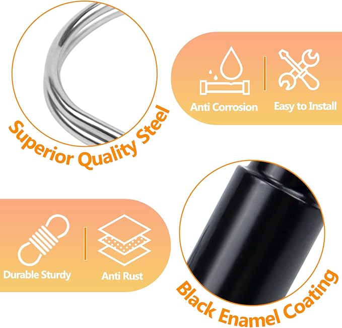 Bike Trailer Hitch Connector Coupler Bicycle Adapter for Children's Trailers,Cargo and Pet Bicycle Trailers,Black Adapter Accessories