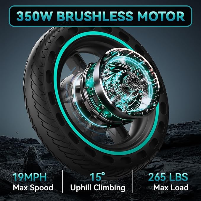 Electric Scooter for Adults, 19/25 Mph Max Speed, 21/25/35 Miles Range,350/500/600W APP Control E-Scooter with 8.5"/10" Inflatable tire, Foldable Escooter with App Control, UL 2272 Certified