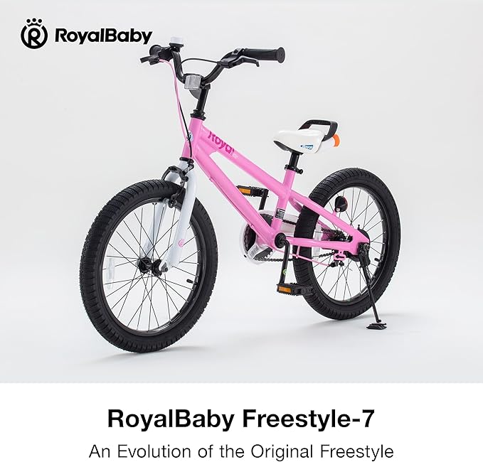 RoyalBaby Kids Bike EZ Balance to Pedal Dual Handbrake Toddlers Boys Girls Bicycle 12-20 Inch for Age 3-10 Years