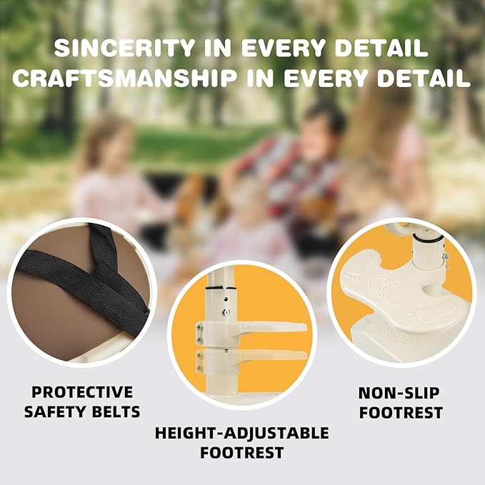 Bike Child Seat,Front Mount Detachable Bicycle Kids Seat, Child Seat with Shock Absorbing Pedal Guardrail，Suitable for Pedal Scooter Motorcycle Bicycle