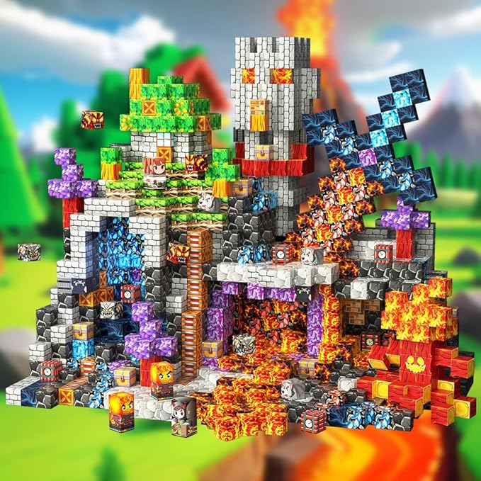 Magnetic Blocks-200PCS Magnetic Building Blocks Set, Kids Classroom Sensory Toy SJ003