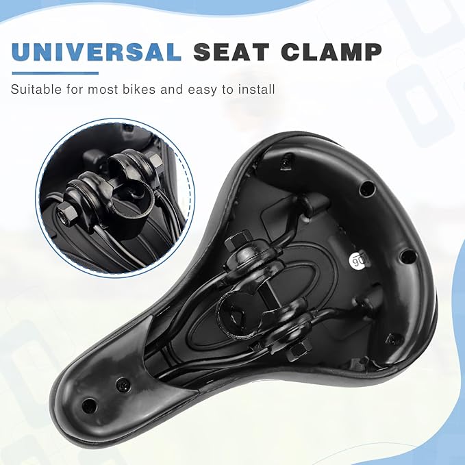 WEEROCK Kids Bike Seat, Child Bike Seats for 14" 16" 18" 20" 24" Kid Bicycle, Kids Bike Replacement Saddle for Boys Girls Bicycles