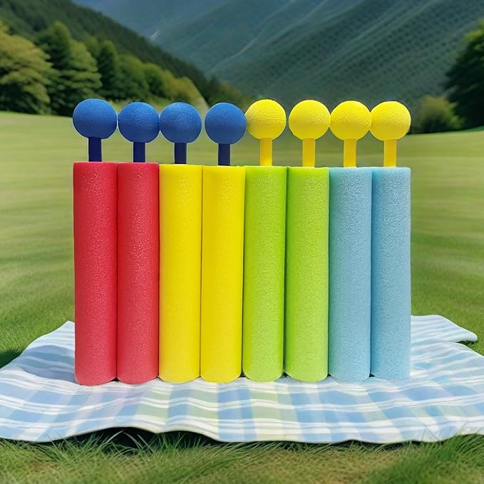 Squirt Guns,Water Gun,for Summer Water Fights, Water Parks, Water Parties, Family Fun Pools, Summer Camps, Beaches and Outdoor Activities. (8-Pack Ball Shape Water Guns)