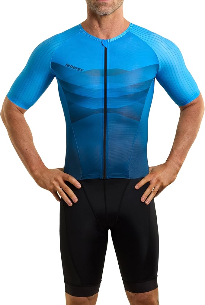 Synergy Triathlon Tri Suit - Men's Pro Short Sleeve Trisuit