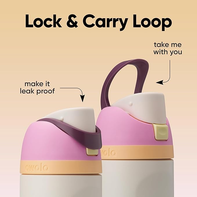 Owala FreeSip Insulated Stainless Steel Water Bottle with Straw, BPA-Free Sports Water Bottle, Great for Travel, 24 Oz, Daybreak