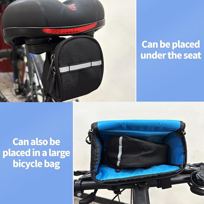 Bike Repair Tool Kit – 21 PCS Bicycle Tool Set with Hex Wrenches, Tire Levers, Patch Kit, Gloves & Portable Saddle Bag – Complete Road & Mountain Bike Repair Kit