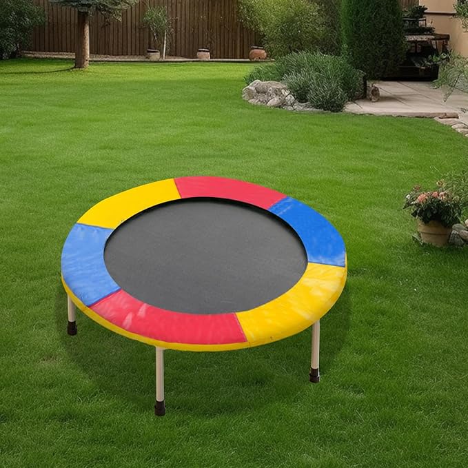 Eapmic Trampoline Pad Replacement, Trampoline Safety Pad, Spring Cover for 8ft 10ft 12ft 14ft 15ft 16ft Round Trampoline with Waterproof Foam Padding, Universal Trampoline Accessories