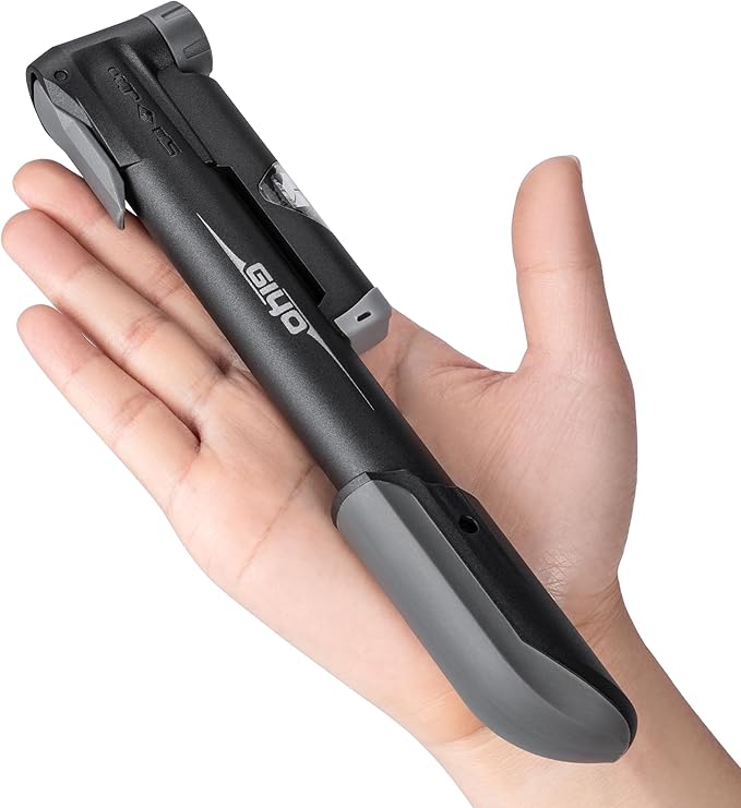 GEWAGE Bicycle Phone Mount Bag & Bicycle Tire Pump, Bike Multitool with Tyre Lever - Bike Tool Kits for Repair and Maintenance at Home or On The Road