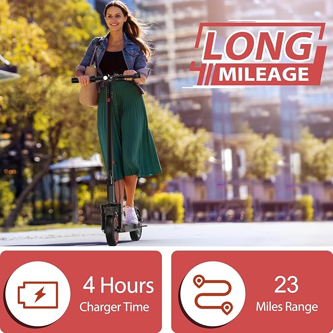 Electric Scooter for Adults, 8.5/10/14" Tires, 19/22Mph, 350W/500W Motor, 21-28 Miles Range, Folding E-Scooter with Dual Suspension,APP(V1/SPRO/MAX/PRO/X1/X1PRO)