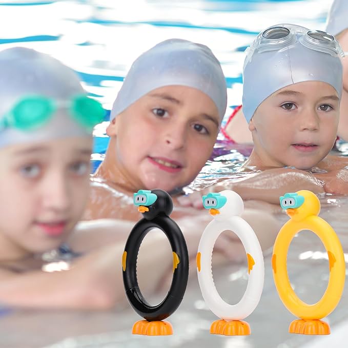 Pool Diving Toys Set - 3PCS Fun Pool Games for Kids,Clown Ring Dive Toys for Boys and Girls,Ideal for Perfect Pool Time!