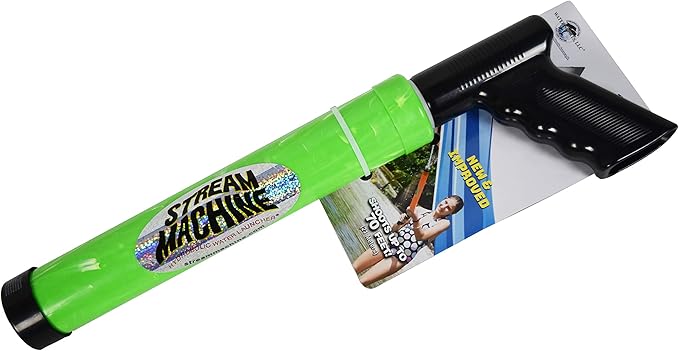 Stream Machine Water Gun Launcher TL-600 17 Inch Single Barrel Water Launcher, Water Soaker Gun Shoots 40+ ft, Pool Squirt Gun for Outdoor Summer Fun, Model Number: 80005