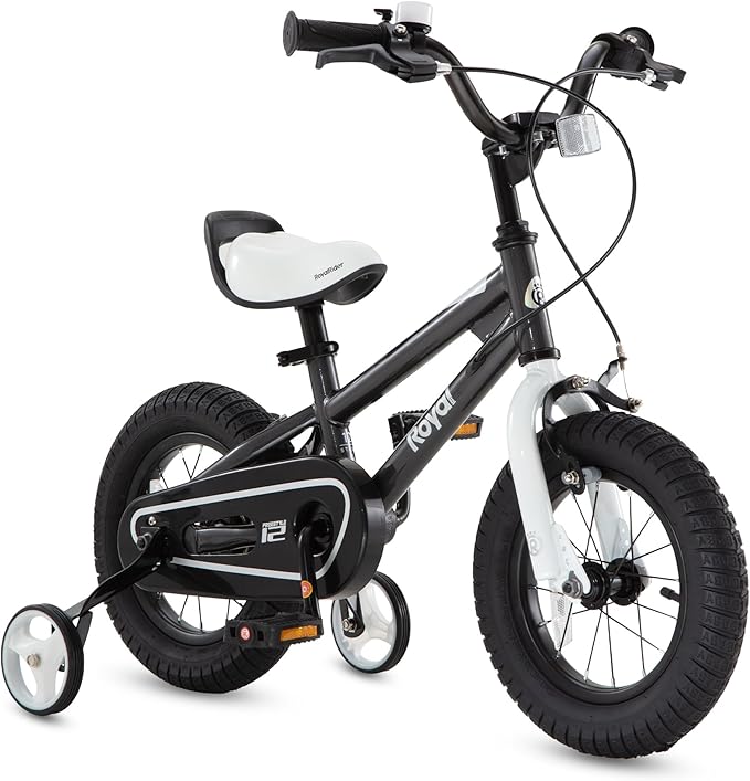 RoyalBaby Kids Bike EZ Balance to Pedal Dual Handbrake Toddlers Boys Girls Bicycle 12-20 Inch for Age 3-10 Years