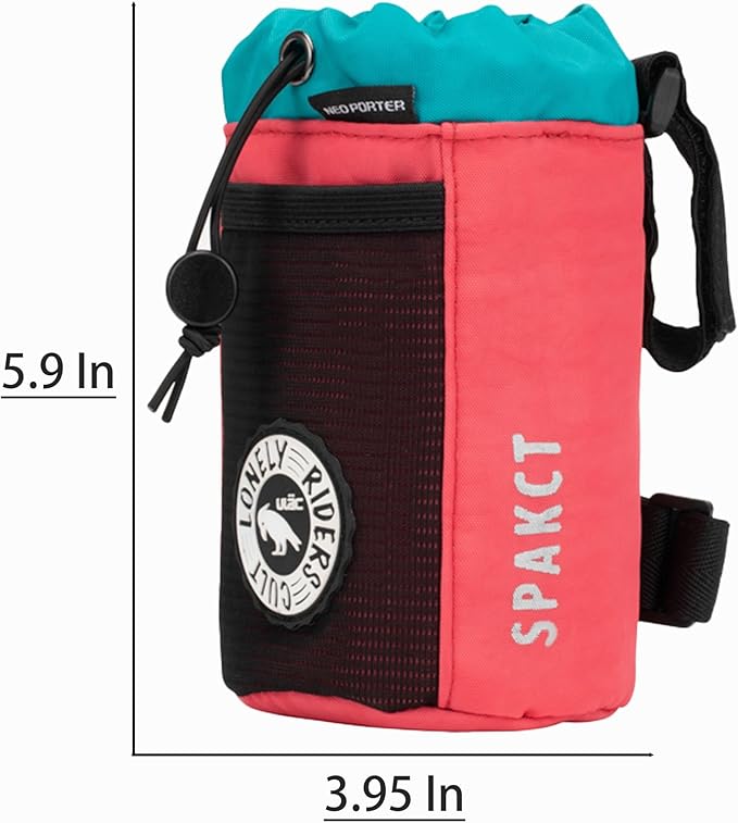 Bike Stem Bag,Bike Handlebar Bag,Top Tube Bike Bag,Waterproof Bicycle Frame Bag,Bike Bags for Bicycles,bicycle basket,Bike Snack Bag, Accessories For cycling (Watermelon Red)