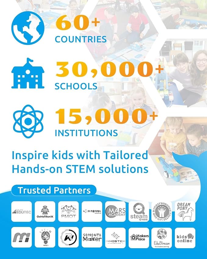 WhalesBot B3 Pro 24-in-1 Coding Robot Kit STEM Toy for Kids 4+, Advanced Smart Pen & Cards Programming, Educational Toy, Block Building Set with Controller&Motor&Sensors for Kids 4-6, 5-7