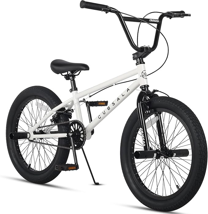 Freestyle BMX Bike, 18 20 Inch Kids Bicycle for 5-13 Years Old Kids and Beginner Level Rider, Multiple Colors