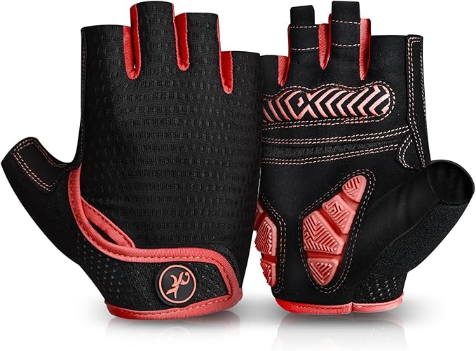 MOREOK Cycling Gloves Bike Gloves for Men/Women-[5MM Gel Pad] Half Finger Bicycle Biking Gloves for Cycling/Weight Lifting/Gym/Motorcycle/Outdoor Sports