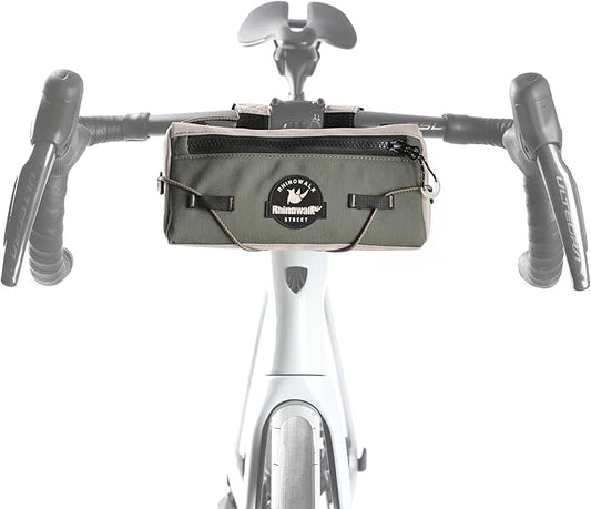 Bike Handlebar Bag Cycling Urban Front Bag 0.9L Rhinowalk Small Handlebar Bag Suitable for Folding Road Mountain Bike (Blue)