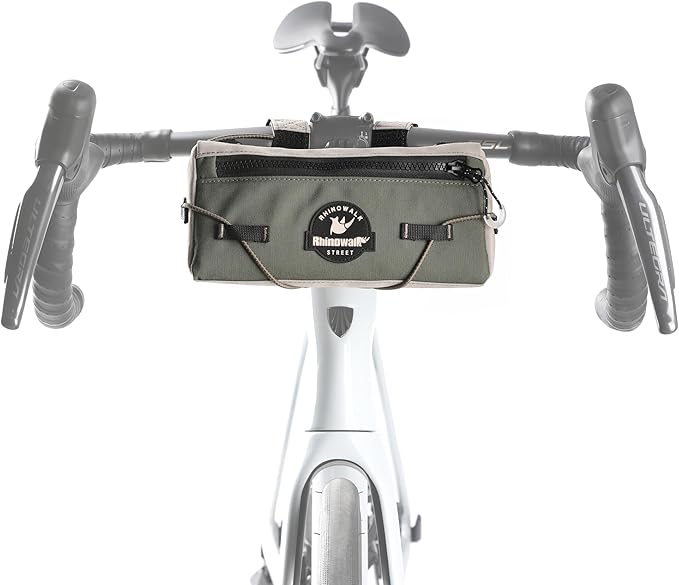 Rhinowalk Bike Handlebar Bag Bicycle Front Bag Storage Small Pouch with Shoulder Strap for Urban Cycling
