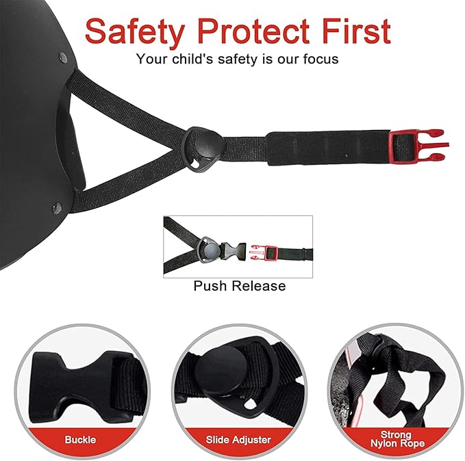 BURSUN Kids Bike Helmet Ventilation & Adjustable Toddler Helmet for Ages 2-14 Kids Boys Girls Multi-Sport Helmet for Skateboard Roller Skateing Bicycle Scooter blance Bike