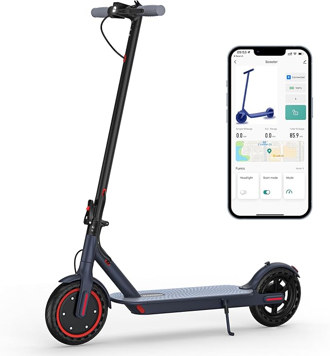 Electric Scooter for Adults, 8.5/10/14" Tires, 19/22Mph, 350W/500W Motor, 21-28 Miles Range, Folding E-Scooter with Dual Suspension,APP(V1/SPRO/MAX/PRO/X1/X1PRO)