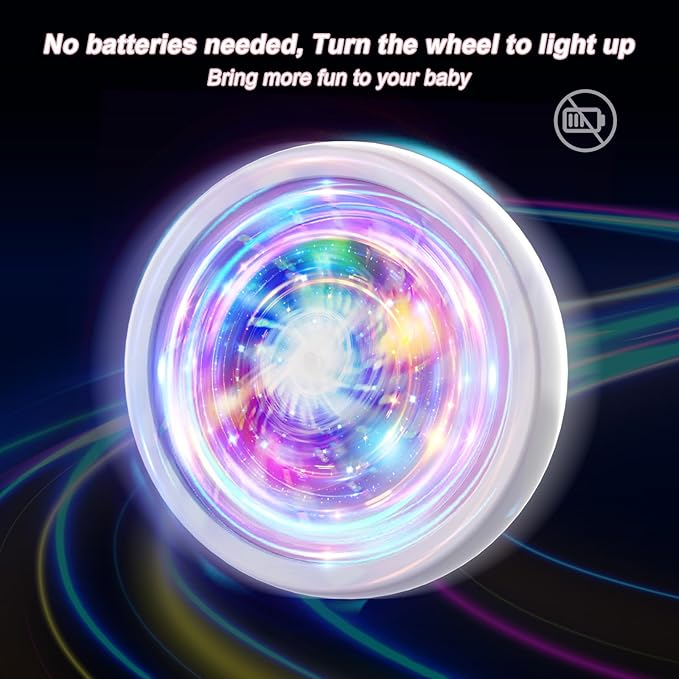 Colorful Lighting Baby Balance Bike Toys for 1 Year Old Girl Gifts, 10-36 Month Toddler Balance Bike, No Pedal 4 Silence Wheels & Soft Seat First Bike, One Year Old Girl Birthday Gifts